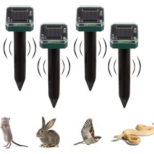 JYHT 4PCS Solar Ultrasonic Mice Rat Repellent Fox Pest Scarer Deterrent UK JYHT 4PCS Solar Ultrasonic Mice Rat Repellent Fox Pest Scarer Deterrent UK