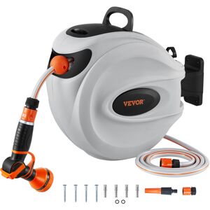 VEVOR Retractable Hose Reel Water Hose Reel 82'x1/2" 180 Swivel Wall-Mounted VEVOR Retractable Hose Reel Water Hose Reel 82'x1/2" 180 Swivel Wall-Mounted
