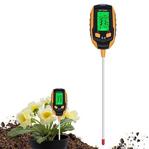Mcbazel Soil Meter, 5-in-1 Digital Plant Soil Moisture Meter with PH/Temperature/Moistur Mcbazel Soil Meter, 5-in-1 Digital Plant Soil Moisture Meter with PH/Temperature/Moistur
