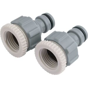 Draper Tap Connectors, 1/2"" and 3/4"" (Pack of 2) Draper Tap Connectors, 1/2"" and 3/4"" (Pack of 2)