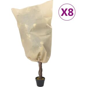 vidaXL Garden Fleece Cover Set - Frost Protection - 8 pcs vidaXL Garden Fleece Cover Set - Frost Protection - 8 pcs