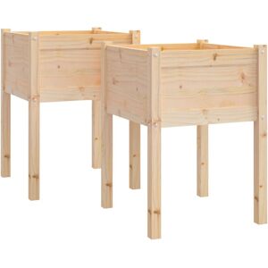 vidaXL Model 462594 Solid Pine Garden Planter - Garden Planter vidaXL Model 462594 Solid Pine Garden Planter - Garden Planter