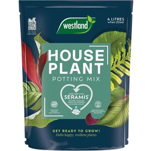 Westland Houseplant Potting Soil Compost Enriched Seramis Peat Free 4 Litres Westland Houseplant Potting Soil Compost Enriched Seramis Peat Free 4 Litres