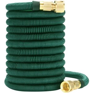 GreenZech (25FT) Dark Green Expandable Flexible Water Hoses Telescopic Pipe Full Copper Co GreenZech (25FT) Dark Green Expandable Flexible Water Hoses Telescopic Pipe Full Copper Co