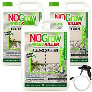 Pro-Kleen (15L) NoGrow 5L Acetic Acid Weed Killer Pro-Kleen (15L) NoGrow 5L Acetic Acid Weed Killer