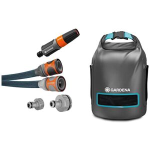 Gardena Liano Xtreme 1/2 inch, 15m + bag: Extremely robust textile garden hose, for indo Gardena Liano Xtreme 1/2 inch, 15m + bag: Extremely robust textile garden hose, for indo