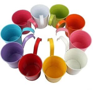 Unbranded Pack Of 10 Hanging Flower Pots 13cm Balcony Pot Flower Pot With Mini Tool Hangin Unbranded Pack Of 10 Hanging Flower Pots 13cm Balcony Pot Flower Pot With Mini Tool Hangin