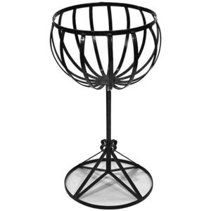 Garden Pride Basket Stand 84 cm Tall Cauldron Planter Plastic Coated Solid Steel Black Garden Garden Pride Basket Stand 84 cm Tall Cauldron Planter Plastic Coated Solid Steel Black Garden