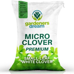 Gardeners Dream 1kg Micro White Clover Grass Seed Eco-Friendly Drought Resistant Lawn Cover Gardeners Dream 1kg Micro White Clover Grass Seed Eco-Friendly Drought Resistant Lawn Cover