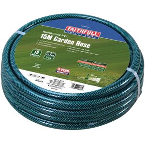 Faithfull FAIHOSE15 15M (49ft) Reinforced Hose 12.7 mm (1/2 Inch) Diameter Faithfull FAIHOSE15 15M (49ft) Reinforced Hose 12.7 mm (1/2 Inch) Diameter
