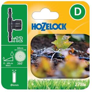 Hozelock - 2786 In Line Adjustable Mini Sprinkler 4mm (Pack 12) Hozelock - 2786 In Line Adjustable Mini Sprinkler 4mm (Pack 12)