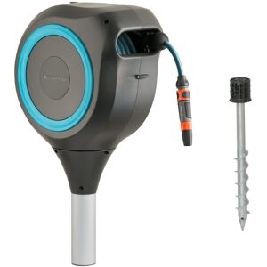 Gardena 18614-20 66 Foot Auto Retractable Hose Reel on Metal Spike Fe Gardena 18614-20 66 Foot Auto Retractable Hose Reel on Metal Spike Fe