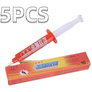 Unbranded 5pcs Cockroach Killer Gel Syringe 100% Effective Against Cockroaches 10g Unbranded 5pcs Cockroach Killer Gel Syringe 100% Effective Against Cockroaches 10g