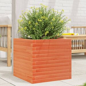 vidaXL Garden Planter Wax Brown 50x50x45.5 cm Solid Wood Pine - Garden Planter vidaXL Garden Planter Wax Brown 50x50x45.5 cm Solid Wood Pine - Garden Planter