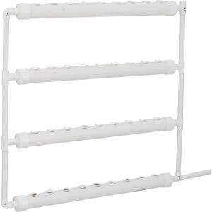 Unbranded Wall-mounted Hydroponic Grow Kit 36 Plant Sites 4 Pipes Set PVC Garden Yard Tool Unbranded Wall-mounted Hydroponic Grow Kit 36 Plant Sites 4 Pipes Set PVC Garden Yard Tool