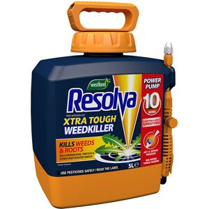 Resolva Pro Weedkiller Xtra Tough 5L Ready-to-Use Power Pump, Non-Glyphosate Sys Resolva Pro Weedkiller Xtra Tough 5L Ready-to-Use Power Pump, Non-Glyphosate Sys