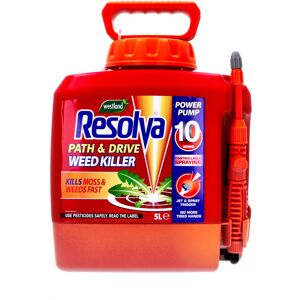 Resolva Path & Drive Ready-to-Use Weedkiller 5L Power Pump - Glyphosate-Free, Fa Resolva Path & Drive Ready-to-Use Weedkiller 5L Power Pump - Glyphosate-Free, Fa