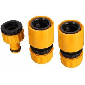 Unbranded 3pcs 1/2inch 3/4inch Garden Water Hose Pipe Fitting Quick Tap Connector Adaptor Unbranded 3pcs 1/2inch 3/4inch Garden Water Hose Pipe Fitting Quick Tap Connector Adaptor
