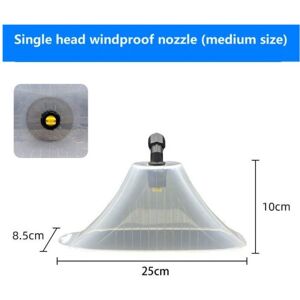 Maxpower (Single Head M) 1PC Power Sprayer Windproof Cover Sprayer Fan-type Spray Nozzle Maxpower (Single Head M) 1PC Power Sprayer Windproof Cover Sprayer Fan-type Spray Nozzle