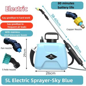 Maxpower (blue) 5L Electric Sprayer Spray Gun USB Rechargeable Automatic Sprayer Plant Sp Maxpower (blue) 5L Electric Sprayer Spray Gun USB Rechargeable Automatic Sprayer Plant Sp