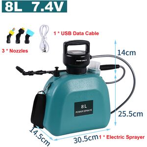 Maxpower (Green-8L-7.4V) Electric Battery Sprayer Gardening Watering Flowers Can Agricult Maxpower (Green-8L-7.4V) Electric Battery Sprayer Gardening Watering Flowers Can Agricult