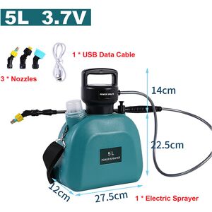 Maxpower (Green-5L-3.7V) Electric Battery Sprayer Gardening Watering Flowers Can Agricult Maxpower (Green-5L-3.7V) Electric Battery Sprayer Gardening Watering Flowers Can Agricult