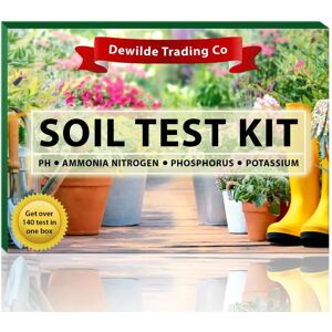 Dewilde Trading Co Soil Test Kit 140 Test 2024 Updated Testing PH Ammonia Nitrogen Phosphorus and P Dewilde Trading Co Soil Test Kit 140 Test 2024 Updated Testing PH Ammonia Nitrogen Phosphorus and P