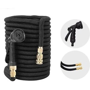 Luxe 100FT - 200FT Expandable Garden Hose Pipe with Spray Gun Flexible Water Hose wit Luxe 100FT - 200FT Expandable Garden Hose Pipe with Spray Gun Flexible Water Hose wit