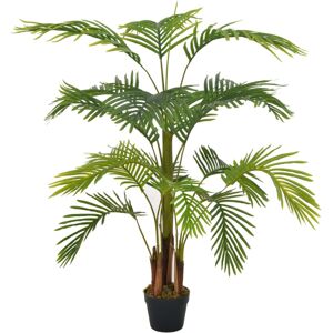 vidaXL Artificial Plant Palm with Pot Green 120 cm vidaXL Artificial Plant Palm with Pot Green 120 cm