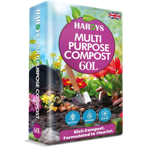 Hardy's Hardys 60L Multi Purpose Compost - Potting & Seed Compost for Outdoor Plants A Hardy's Hardys 60L Multi Purpose Compost - Potting & Seed Compost for Outdoor Plants A