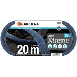 Gardena Liano Xtreme 1/2 inch, 20m set: Extremely robust textile garden hose, fo Gardena Liano Xtreme 1/2 inch, 20m set: Extremely robust textile garden hose, fo