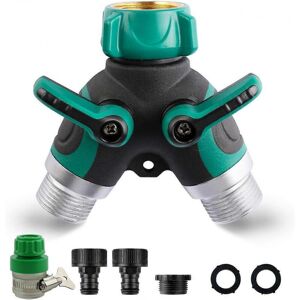 Unbranded 2 Way Hose Splitter, Garden 2 Way Hose Connector Water Taps 2 Way Distributor wi Unbranded 2 Way Hose Splitter, Garden 2 Way Hose Connector Water Taps 2 Way Distributor wi