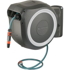 Gardena Wall-Mounted Hose Box Rollup L (White) 30 m: Versatile Watering System f Gardena Wall-Mounted Hose Box Rollup L (White) 30 m: Versatile Watering System f