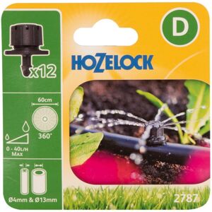 Hozelock 2787 End Of Line Adjustable Mini Sprinkler 4/13mm (pack 12) Hozelock 2787 End Of Line Adjustable Mini Sprinkler 4/13mm (pack 12)