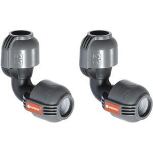 Gardena Sprinkler L-Joint: Pipe Direction Change Connecting Piece, 25 mm, Tool-F Gardena Sprinkler L-Joint: Pipe Direction Change Connecting Piece, 25 mm, Tool-F