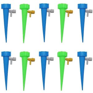 Unbranded (As show, One size) 10 pieces automatic watering spikes, adjustable plant wateri Unbranded (As show, One size) 10 pieces automatic watering spikes, adjustable plant wateri