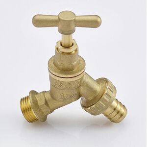 Unbranded (As show, One size) Outdoor Garden Tap Hose Union Bib Tap 1/2inch with Compress Unbranded (As show, One size) Outdoor Garden Tap Hose Union Bib Tap 1/2inch with Compress