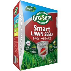 Westland Gro-Sure 20500254 Aqua Gel Coated Fast Start Smart Grass Lawn Seed, 25 m2, 1 kg Westland Gro-Sure 20500254 Aqua Gel Coated Fast Start Smart Grass Lawn Seed, 25 m2, 1 kg