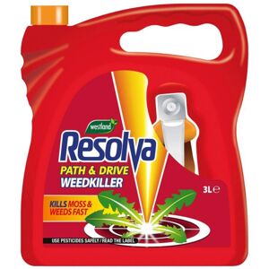 Resolva 20300516 Path & Drive Ready to Use Weed Killer 3L, Natural Resolva 20300516 Path & Drive Ready to Use Weed Killer 3L, Natural
