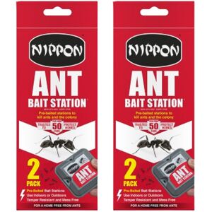 Vitax 2 Nippon Ant Bait Station Pre-Baited Ant Trap for Indoor & Outdoor Use Vitax 2 Nippon Ant Bait Station Pre-Baited Ant Trap for Indoor & Outdoor Use