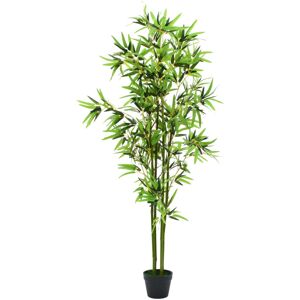 (175 cm/ 1 pcs) vidaXL 1/2/4/6x Artificial Bamboo Plant with Pot Green Fake Flor (175 cm/ 1 pcs) vidaXL 1/2/4/6x Artificial Bamboo Plant with Pot Green Fake Flor