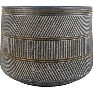 Leaf 29cm x 43cm Large Maral Planter with Etching Composite Plant Pot Leaf 29cm x 43cm Large Maral Planter with Etching Composite Plant Pot