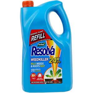 Resolva 24H Ready To Use Power Pump Weed Killer Refill, 5 Litre Resolva 24H Ready To Use Power Pump Weed Killer Refill, 5 Litre