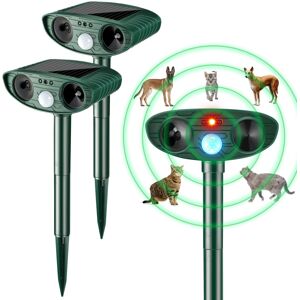 Unbranded Ultrasonic Animal Repellent Solar Powered Waterproof Motion Sensor Deterrent for Unbranded Ultrasonic Animal Repellent Solar Powered Waterproof Motion Sensor Deterrent for