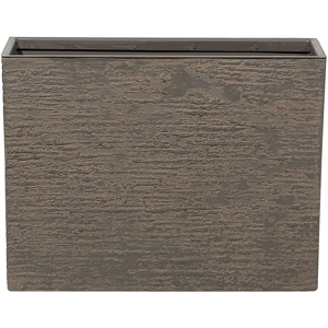 Beliani Plant Pot EDESSA 60 cm Dark Brown Beliani Plant Pot EDESSA 60 cm Dark Brown