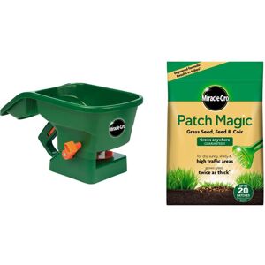 Miracle-Gro MiracleGro Handy Lawn Seed Spreader Patch Magic Grass Seed Feed and Coir 15kg Miracle-Gro MiracleGro Handy Lawn Seed Spreader Patch Magic Grass Seed Feed and Coir 15kg