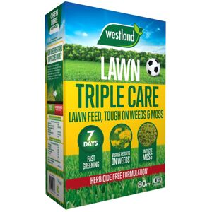 Westland Triple Care Lawn Feed Weed & moss Control 80m² Westland Triple Care Lawn Feed Weed & moss Control 80m²