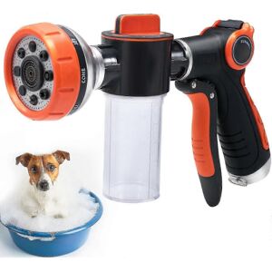 Unbranded Garden hose nozzle, 8-mode high-pressure sprayer, heavy-duty dog wash, garden ho Unbranded Garden hose nozzle, 8-mode high-pressure sprayer, heavy-duty dog wash, garden ho