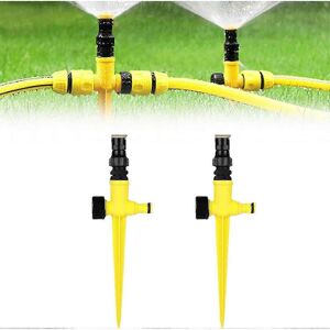 Unbranded (2 pieces) 4 lawn sprinklers, automatic garden sprinkler, three-speed adjustable Unbranded (2 pieces) 4 lawn sprinklers, automatic garden sprinkler, three-speed adjustable