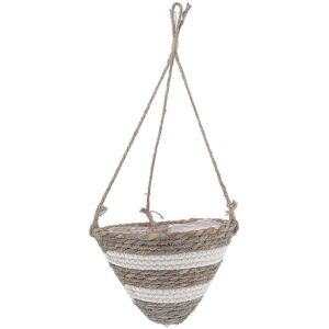 Unbranded Woven flower planter, hanging flower pot, hanging flower basket, hanging flower Unbranded Woven flower planter, hanging flower pot, hanging flower basket, hanging flower